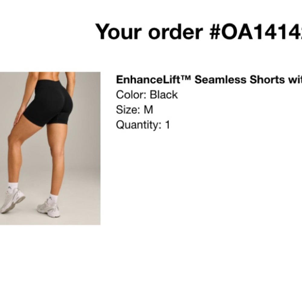 Oner Active EnhanceLift Black Athletic Shorts